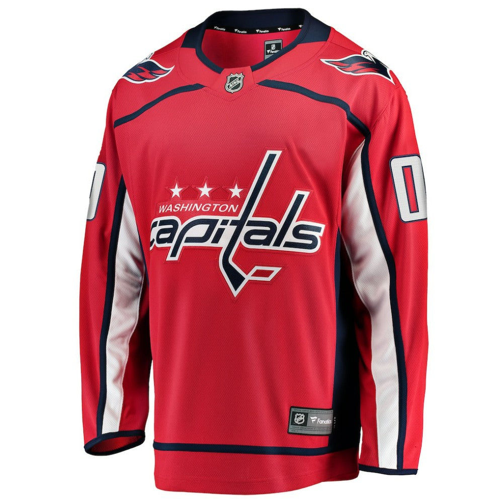 Washington Capitals Fanatics Home Breakaway Custom Jersey - Red Jerseys