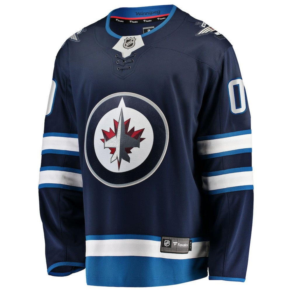 Winnipeg Jets Fanatics Home Breakaway Custom Jersey - Blue Jerseys