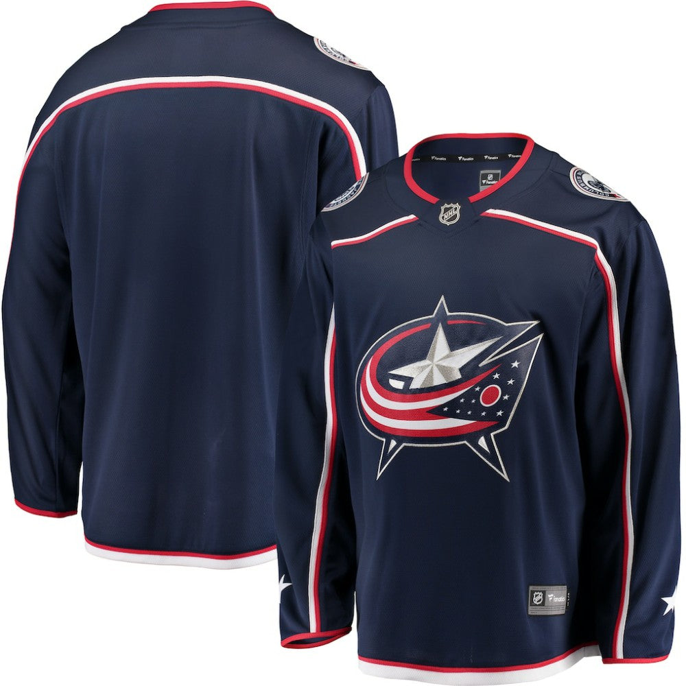Columbus Blue Jackets Fanatics Breakaway Home Jersey - Navy Jerseys
