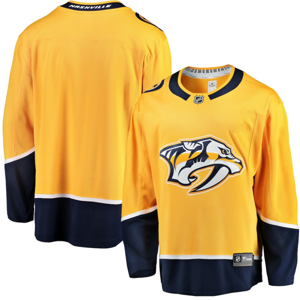 Nashville Predators Fanatics Breakaway Home Jersey - Gold Jerseys
