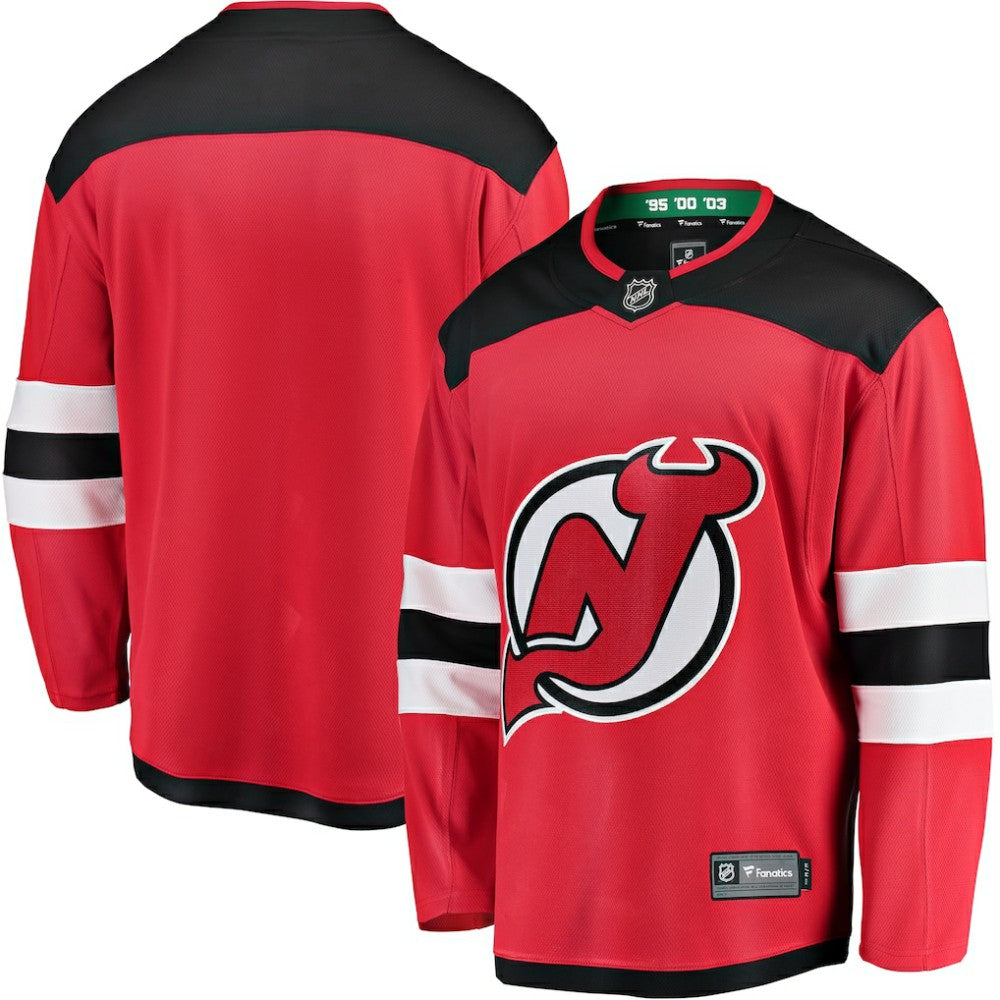New Jersey Devils Fanatics Breakaway Home Jersey - Red Jerseys