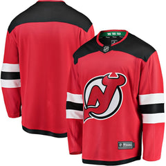 New Jersey Devils Fanatics Breakaway Home Jersey - Red Jerseys