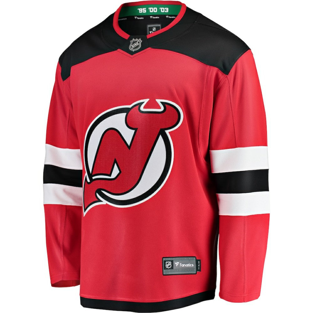 New Jersey Devils Fanatics Breakaway Home Jersey - Red Jerseys