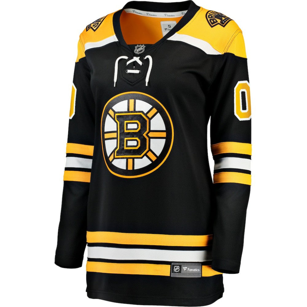 Boston Bruins Fanatics Women's Home Breakaway Custom Jersey - Black Jerseys