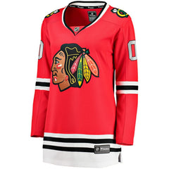 Chicago Blackhawks Fanatics Women's Home Breakaway Custom Jersey - Red Jerseys