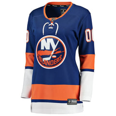 New York Islanders Fanatics Women's Home Breakaway Custom Jersey - Blue Jerseys