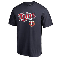 Minnesota Twins Team Lockup T-Shirt Navy