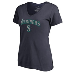 Seattle Mariners Women's Team Lockup T-Shirt Navy