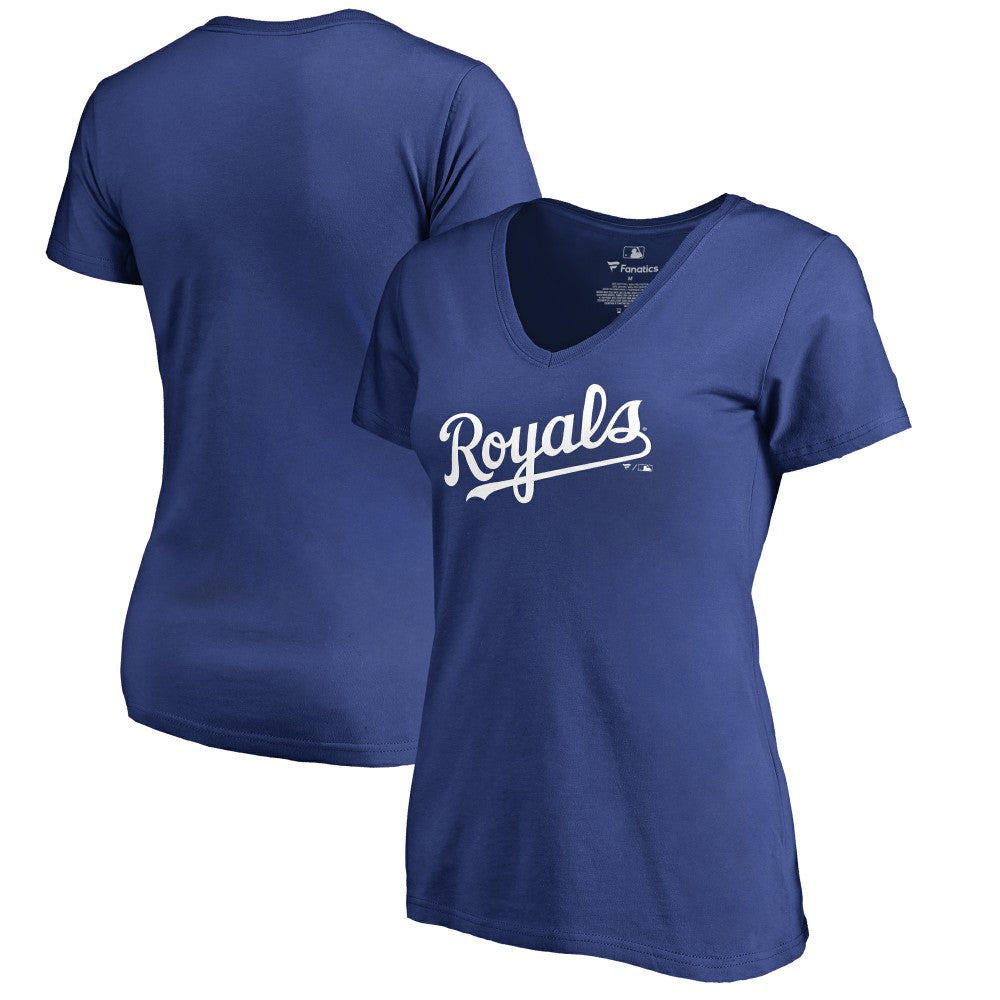 Kansas City Royals Women's Team Wordmark T-Shirt Royal
