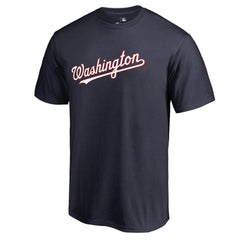 Washington Nationals Team Wordmark T-Shirt Navy