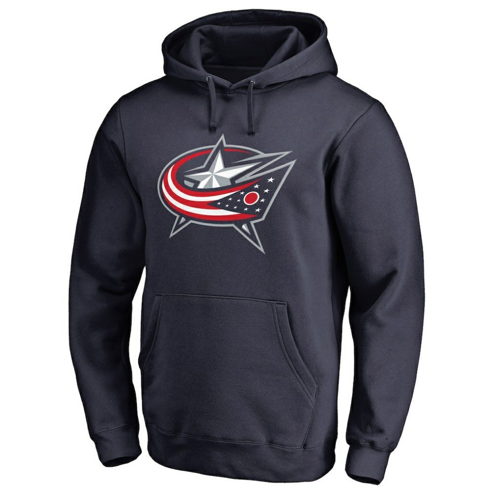 Zach Werenski Columbus Blue Jackets Backer Pullover Hoodie - Navy Hoodies