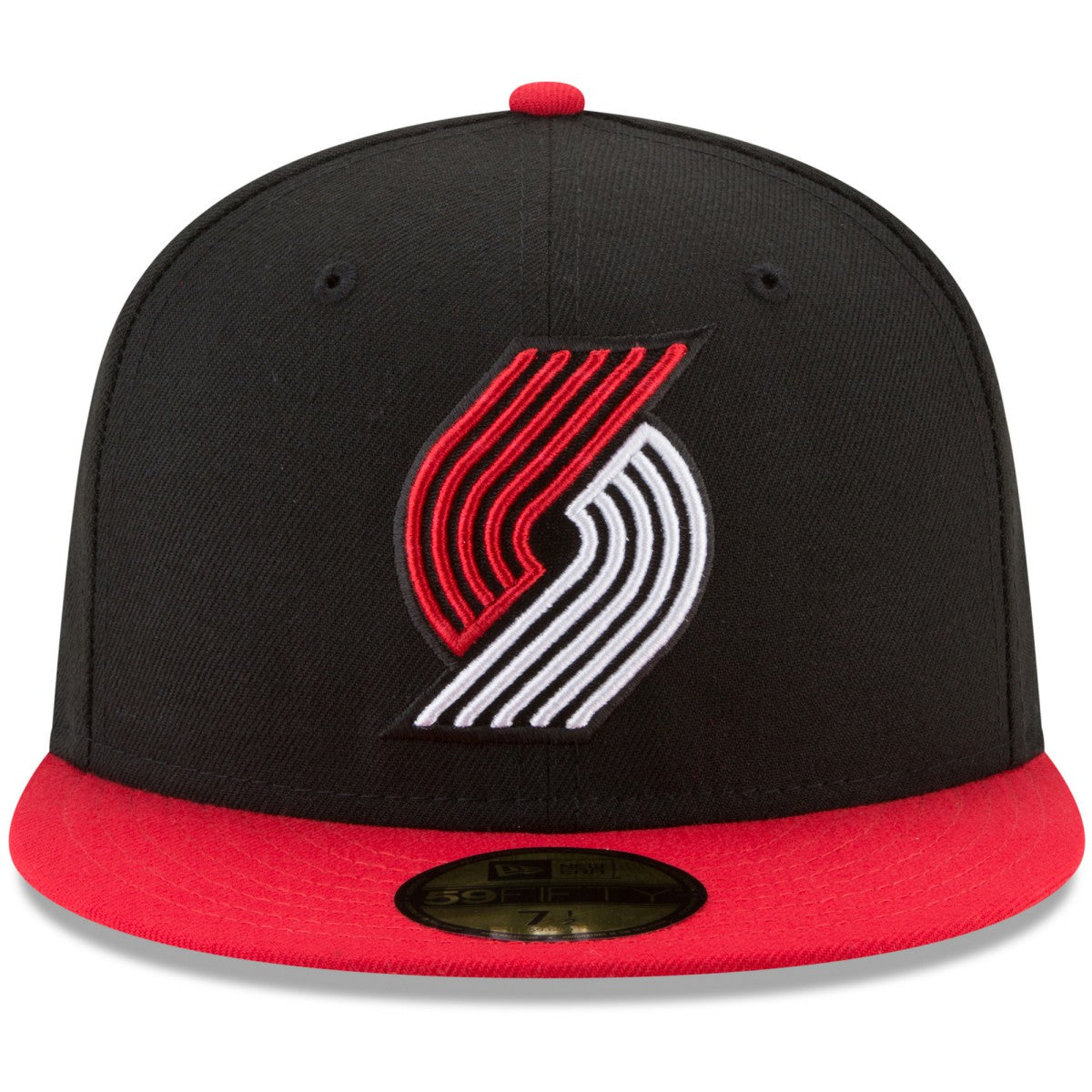 Portland Trail Blazers Team Color 2-Tone 59FIFTY Fitted Hat - Black/Red sale