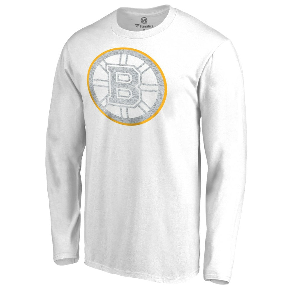 Boston Bruins White Out Long Sleeve T-Shirt - White T-shirts
