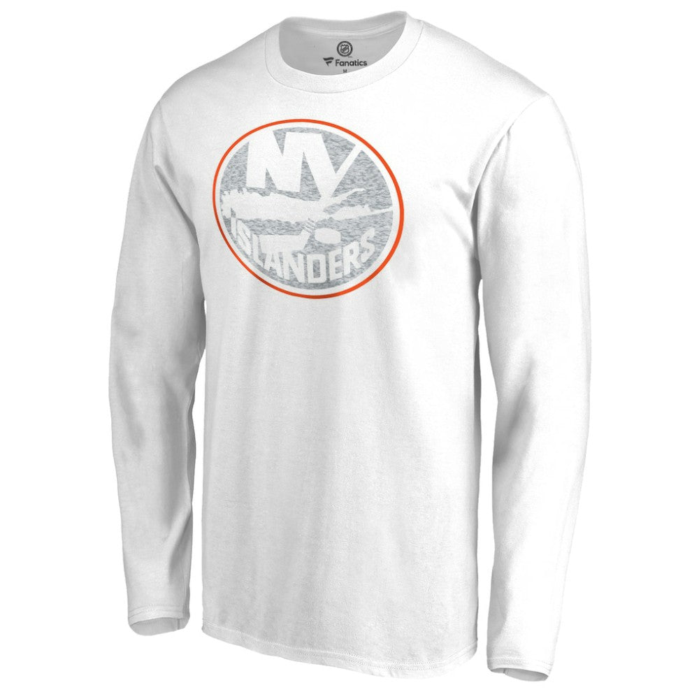 New York Islanders White Out Long Sleeve T-Shirt - White T-shirts