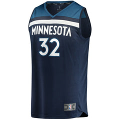 Karl-Anthony Towns Minnesota Timberwolves Fast Break Replica Jersey Navy - Icon Edition discount