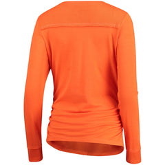 Denver Broncos Touch Women's Maternity Yardline Tri-Blend Top - Orange online