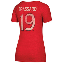 Derick Brassard Ottawa Senators CCM Women's Name & Number V-Neck T-Shirt - Red T-shirts