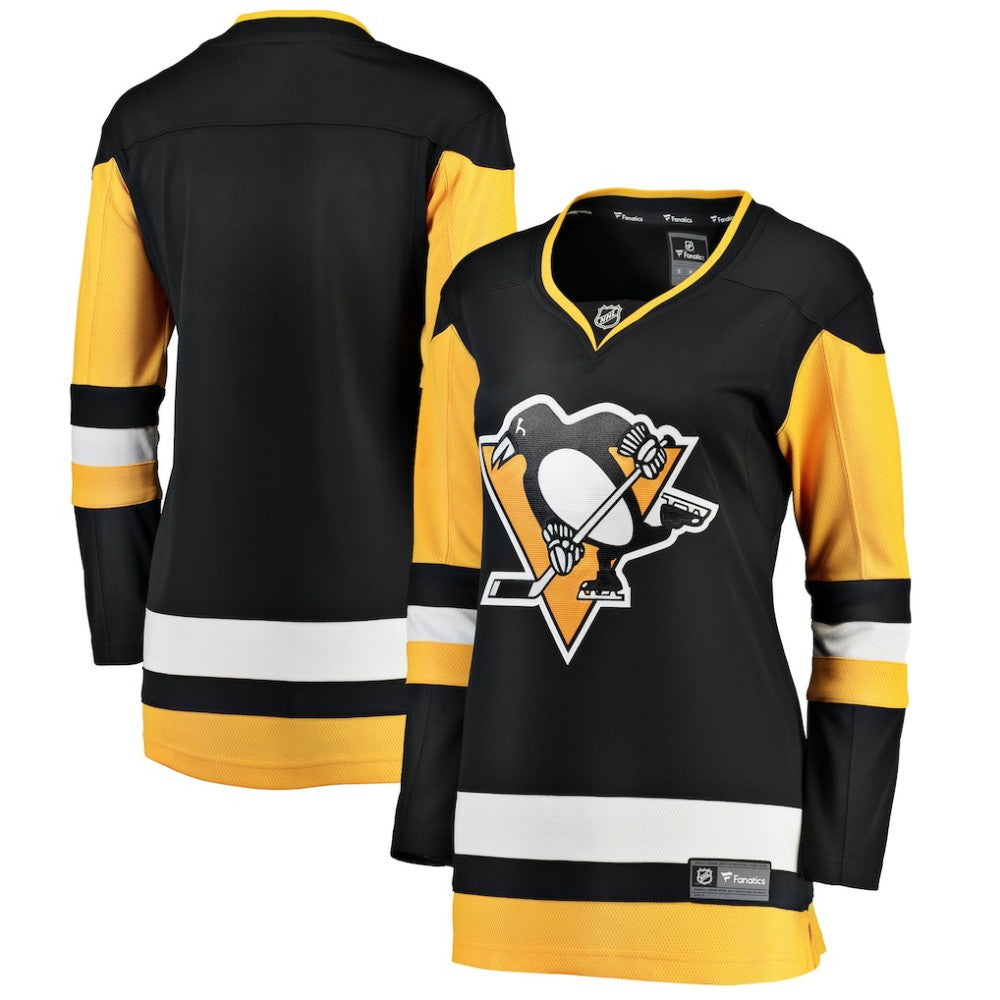 Pittsburgh Penguins Fanatics Women's Home Breakaway Jersey - Black Jerseys