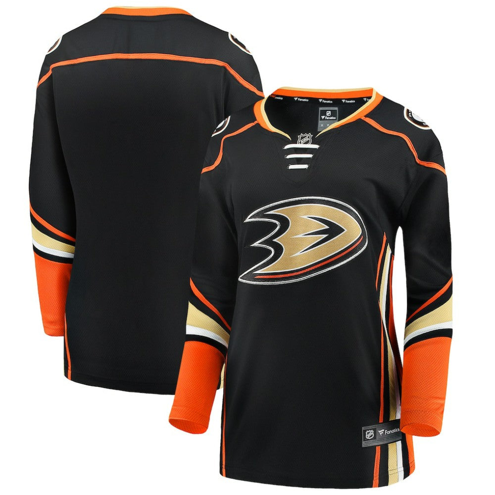 Anaheim Ducks Fanatics Women's Home Breakaway Jersey - Black Jerseys