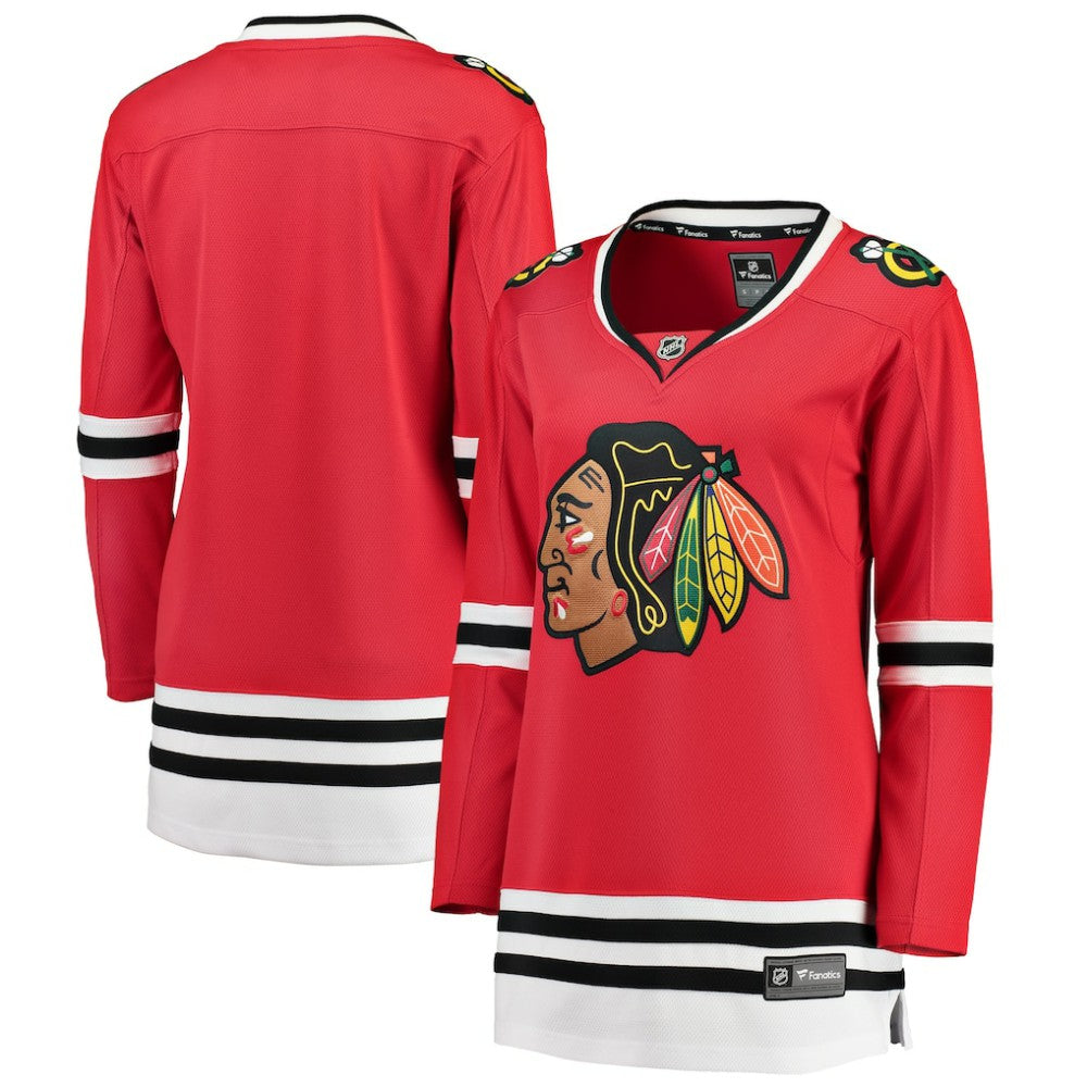 Chicago Blackhawks Fanatics Women's Home Breakaway Jersey - Red Jerseys