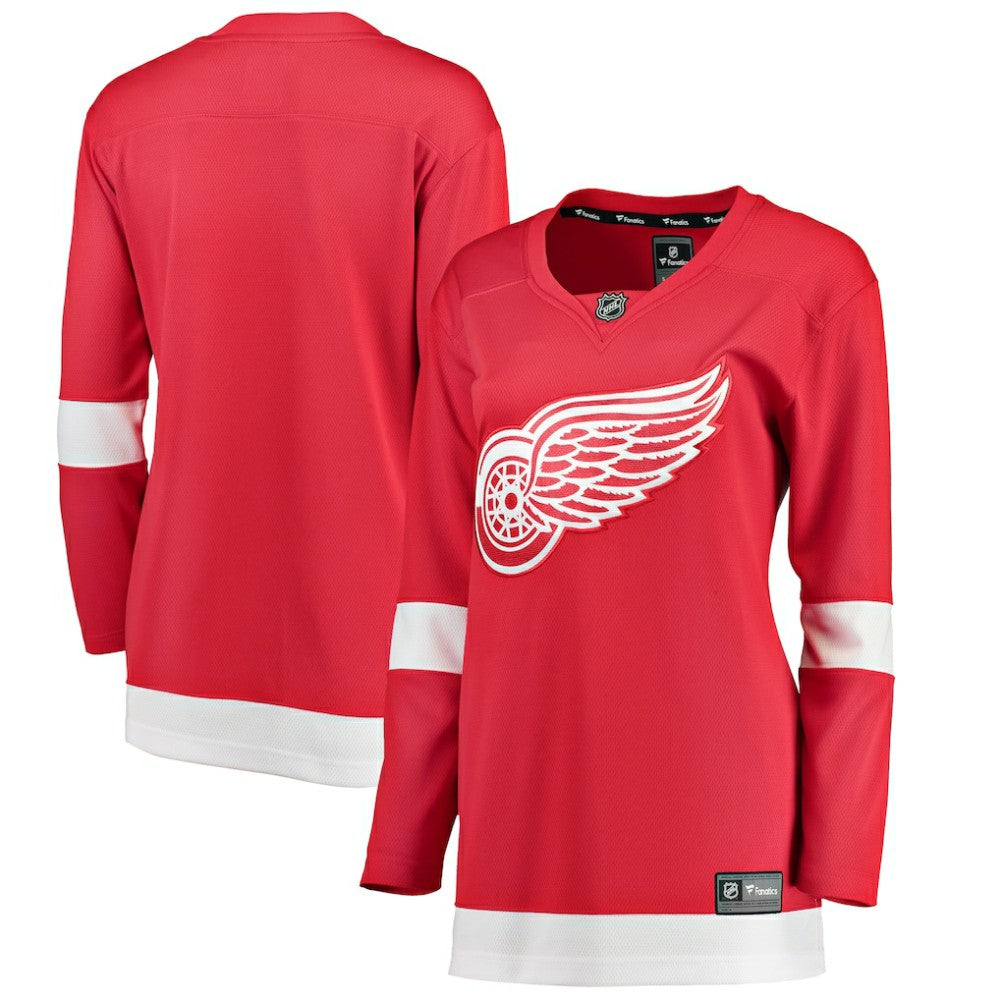 Detroit Red Wings Fanatics Women's Home Breakaway Jersey - Red Jerseys
