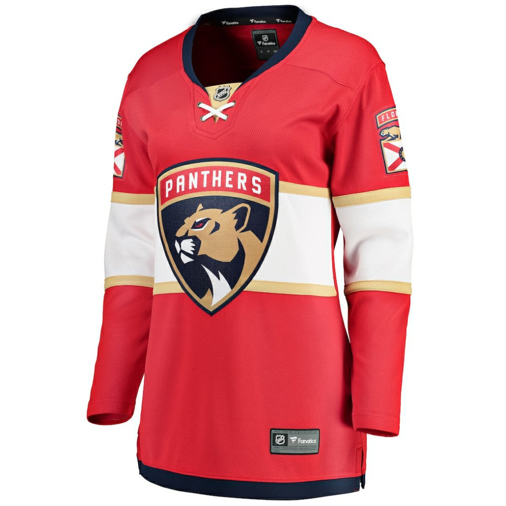Florida Panthers Fanatics Women's Home Breakaway Jersey - Red Jerseys