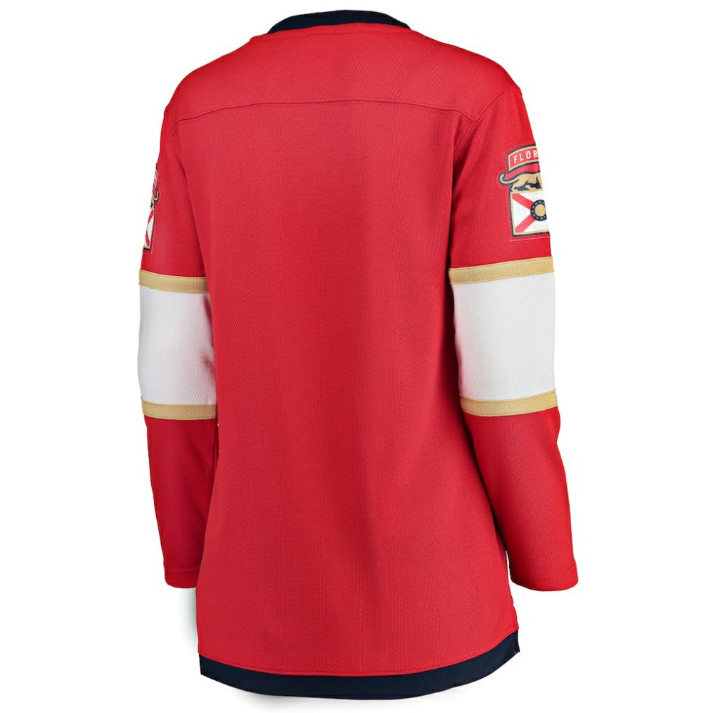 Florida Panthers Fanatics Women's Home Breakaway Jersey - Red Jerseys
