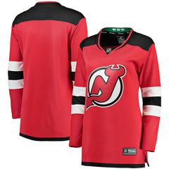 New Jersey Devils Fanatics Women's Home Breakaway Jersey - Red Jerseys