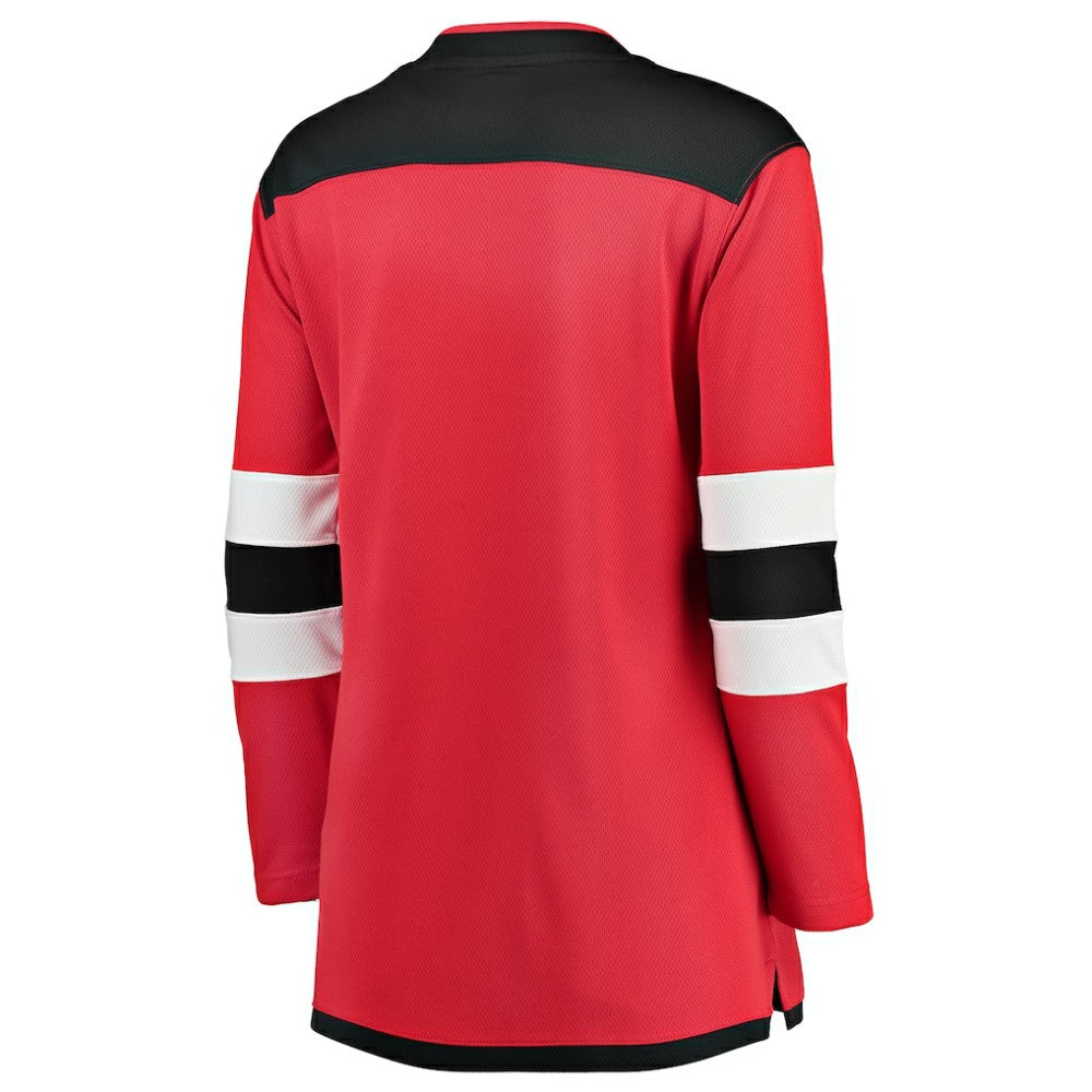 New Jersey Devils Fanatics Women's Home Breakaway Jersey - Red Jerseys