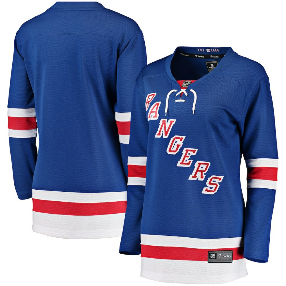 New York Rangers Fanatics Women's Home Breakaway Jersey - Blue Jerseys