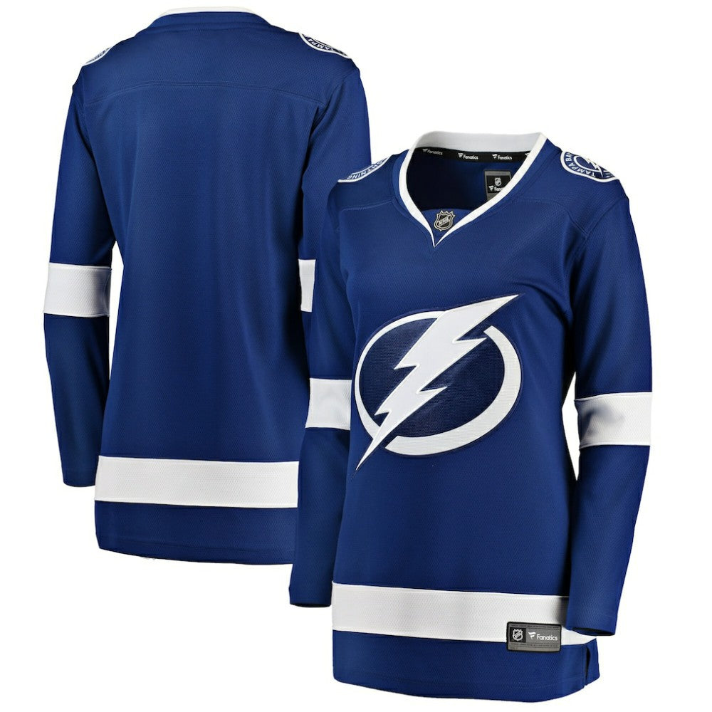 Tampa Bay Lightning Fanatics Women's Home Breakaway Jersey - Blue Jerseys