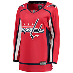 Washington Capitals Fanatics Women's Home Breakaway Jersey - Red Jerseys