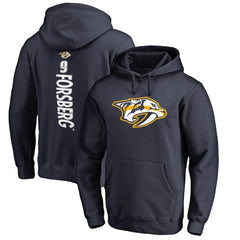 Filip Forsberg Nashville Predators Backer Pullover Hoodie - Navy Hoodies