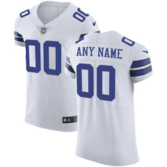 Dallas Cowboys Vapor Untouchable Custom Elite Jersey - White on sale