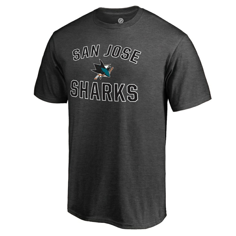 San Jose Sharks Victory Arch T-Shirt - Heathered Gray T-shirts