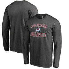 Colorado Avalanche Victory Arch Long Sleeve T-Shirt - Heathered Gray T-shirts