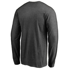 New Jersey Devils Victory Arch Long Sleeve T-Shirt - Heathered Gray T-shirts