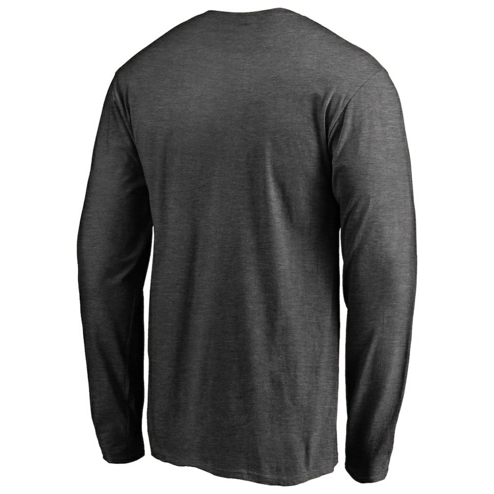 New York Islanders Victory Arch Long Sleeve T-Shirt - Heathered Gray T-shirts