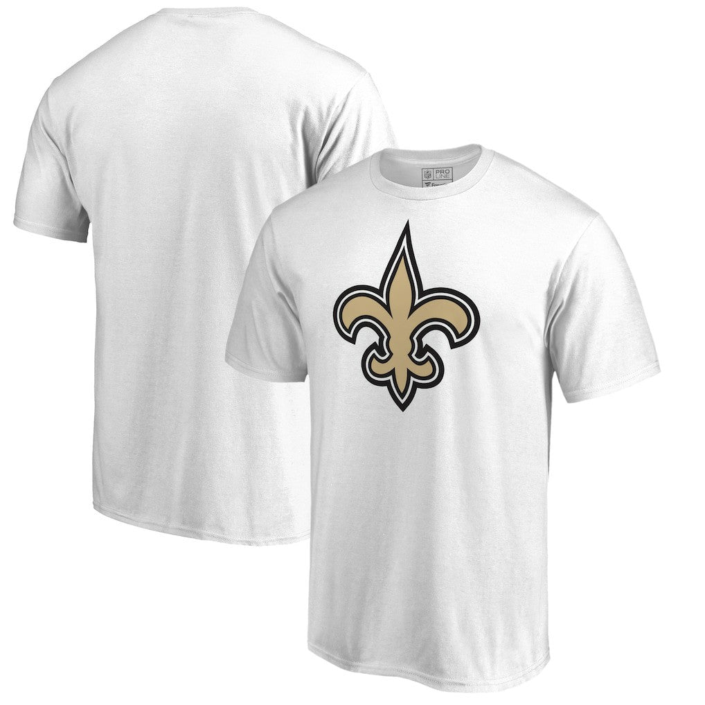 New Orleans Saints Primary Logo T-Shirt - White outlet