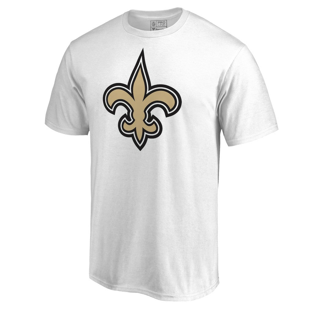 New Orleans Saints Primary Logo T-Shirt - White outlet