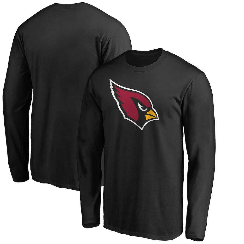 Arizona Cardinals Primary Logo Long-Sleeve T-Shirt - Black sale
