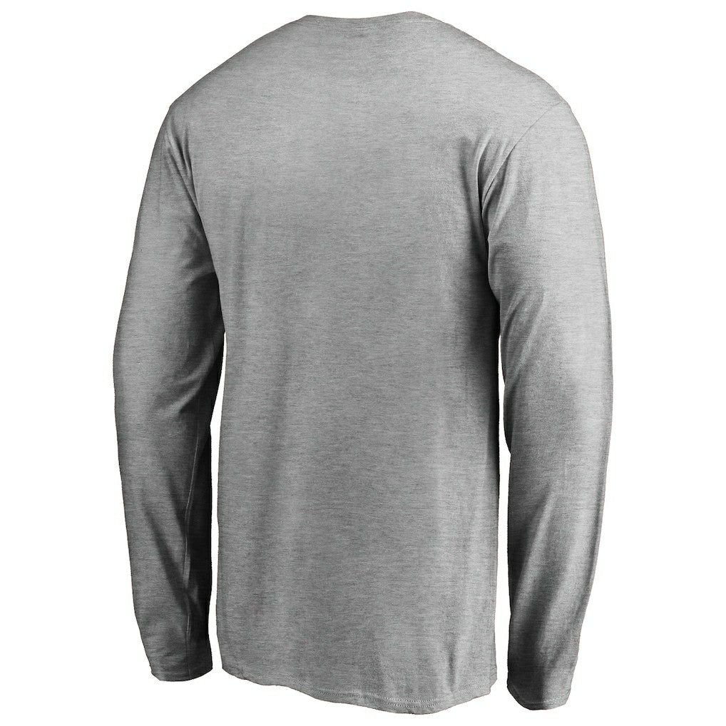 Las Vegas Raiders Primary Logo Long-Sleeve T-Shirt - Heathered Gray on sale