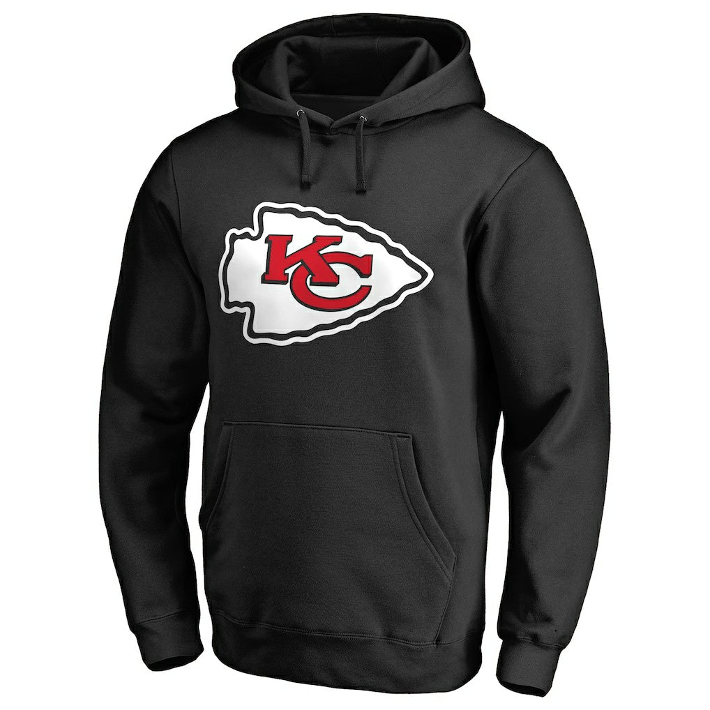 Kansas City Chiefs Primary Logo II Pullover Hoodie - Black online