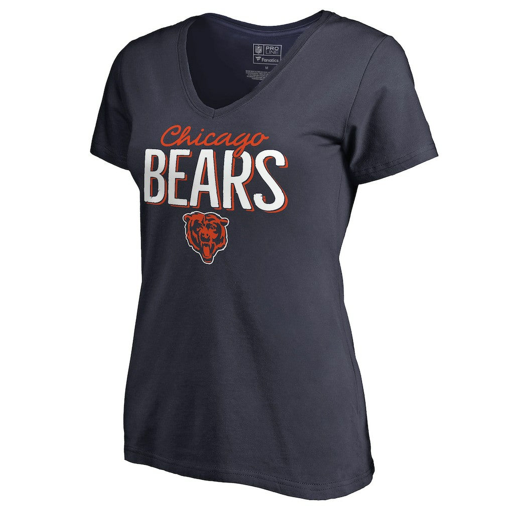 Chicago Bears Women's Nostalgia T-Shirt - Navy for sale