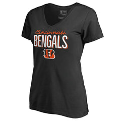 Cincinnati Bengals Women's Nostalgia T-Shirt - Black for sale