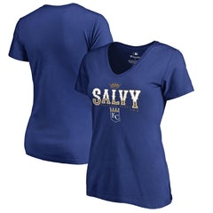 Salvador Perez Kansas City Royals Women's Player Hometown Collection V-Neck T-Shirt Royal