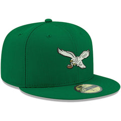 Philadelphia Eagles New Era Omaha Throwback 59FIFTY Fitted Hat - Kelly Green outlet