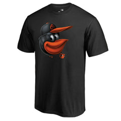 Baltimore Orioles Midnight Mascot Logo T-Shirt Black