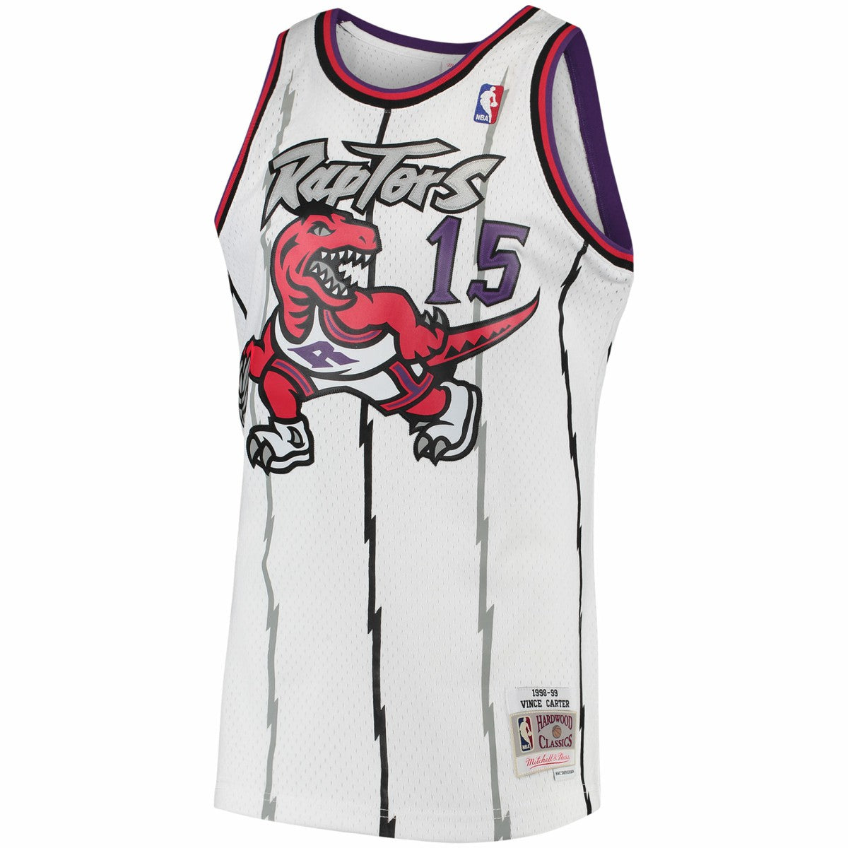 Vince Carter Toronto Raptors 1998/99 Hardwood Classics Swingman Jersey - White on sale