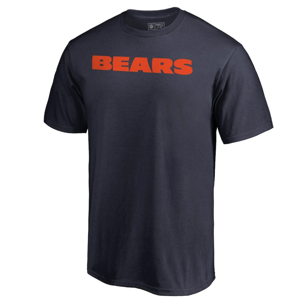 Chicago Bears Wordmark T-Shirt - Navy outlet